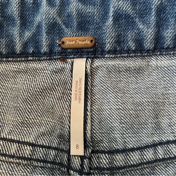 Free People Blue Casual Mini Skirt - Picture 6 of 7